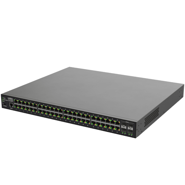 48 PoE+ | 4 (10G) SFP+ Ports â€“ 1Gb L2/L3 Managed Switch, US Power Cord