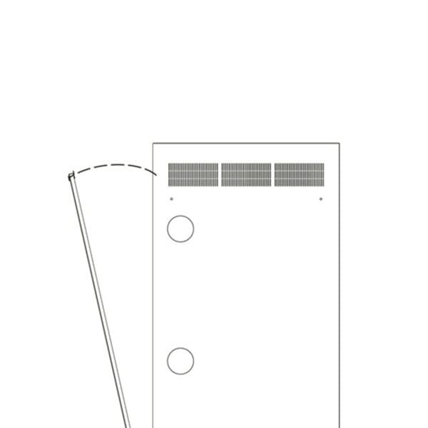 37 RU Rear Access Panel for WR Racks