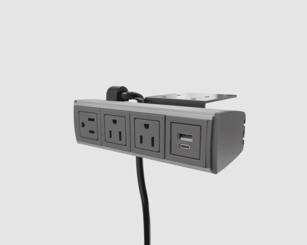 Assemble, Under Mount, Storm, 6ft, 3 Power + 1 USB A+C