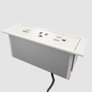 Dean In-Surface, 10ft, White, 3 Power (With Tamper Resistant Outlets)