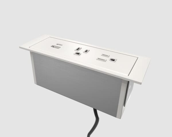 Dean In-Surface, 6ft, White, 3 Power (With Tamper Resistant Outlets)