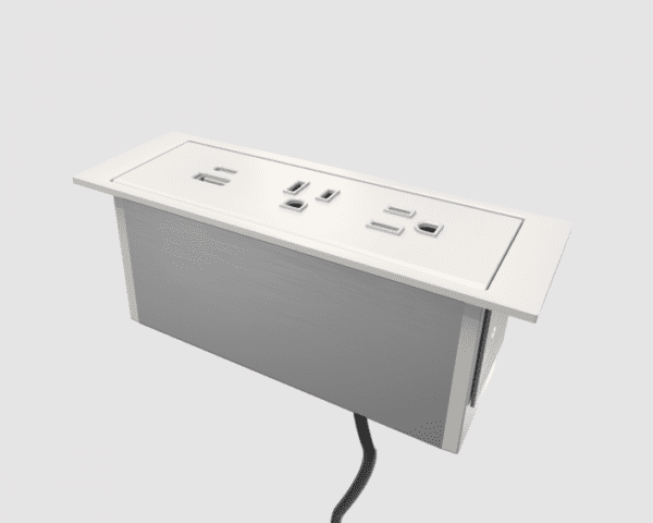 Dean In-Surface, 10ft, White, 2 Power + 1 USB A+C (Without Tamper Resistant Outlets)