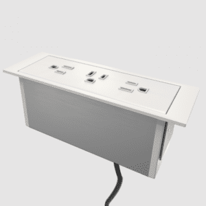 Dean In-Surface, 6ft, White, 3 Power (Without Tamper Resistant Outlets)