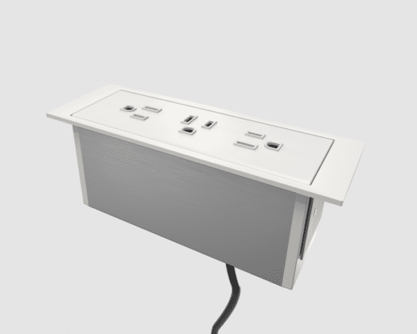 Dean In-Surface, 6ft, White, 3 Power (Without Tamper Resistant Outlets)