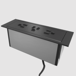 Dean In-Surface, 10ft, Matte Black, 3 Power (Without Tamper Resistant Outlets)