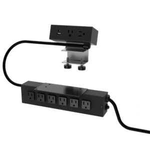 Dean Hydra, 2 Power + 1 USB A+C & 6 Power, Black, 108" Standard Cord