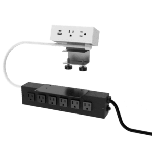 Dean Hydra, 2 Power + 1 USB A+C & 6 Power, White, 108" Standard Cord