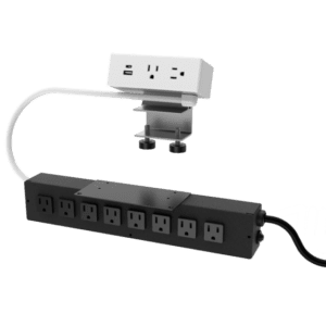 Dean Hydra, 2 Power + 1 USB A+C & 8 Power, White, 108" Standard Cord