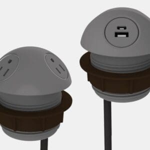 Hemisphere, 120-in, Storm, 2 Power + 1 USB-A+C