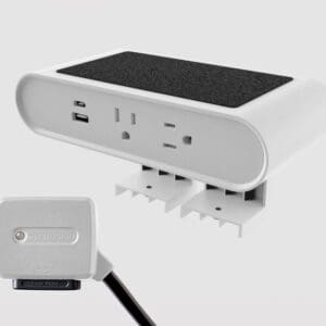 Dubbel White, Edge Mount (With Replaceable Surge Plug Head)