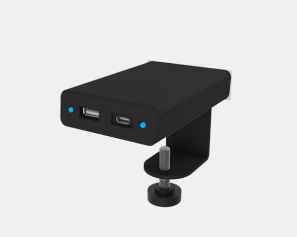 Garcia, Edge Mount, Black, 1 USB-A 10W + 1 USB-C 15W