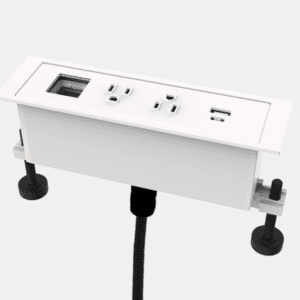 Dean In-Surface, 6ft, White, 2 Power + 1 USB A+C + Open (Without Tamper Resistant Outlets)