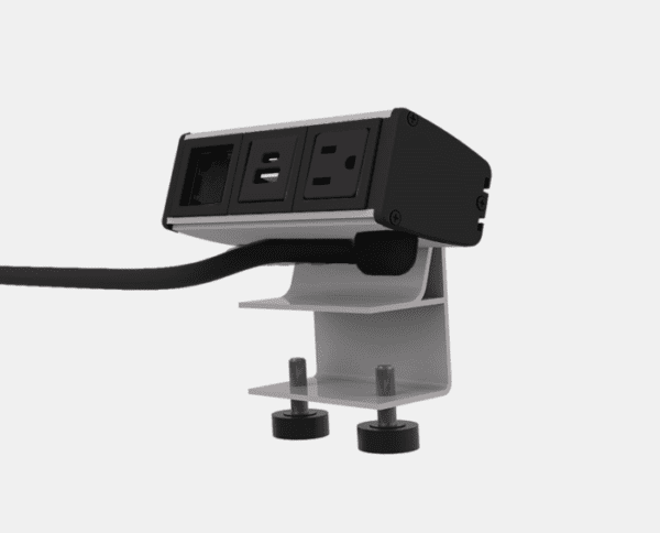 Assemble, Edge Mount, Black, 10ft, 1 Power + 1 USB A+C + 1 Open