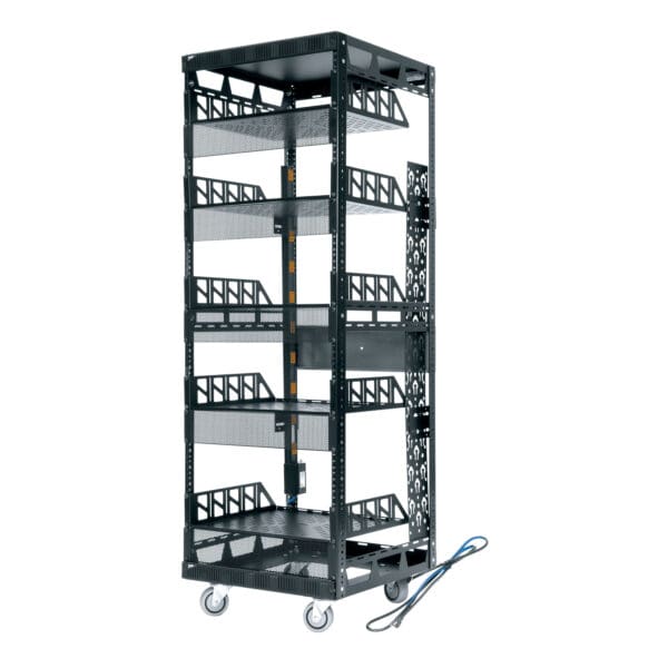 29 RU Pre-Configured Slim 5 Series 19-1/8 Inch Wide Rack Frame, 20 Inches Deep