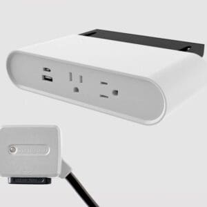 Dubbel White, Under Mount (With Replaceable Surge Plug Head)