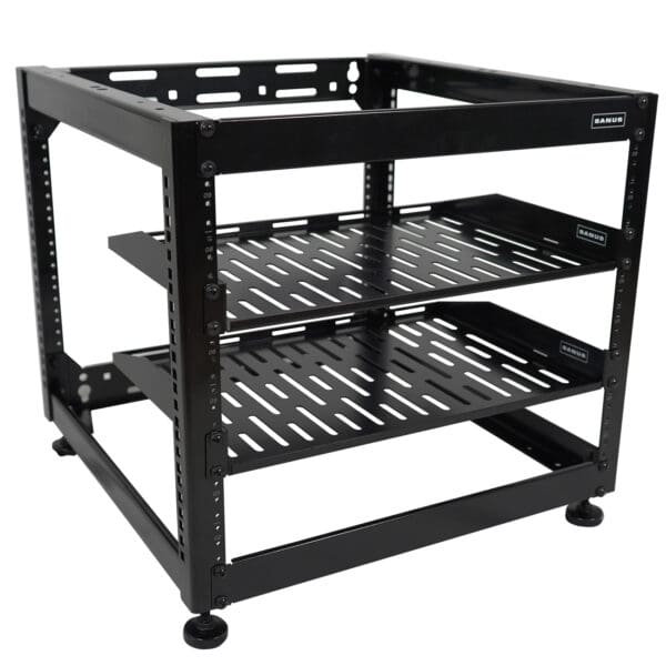 26" Tall AV Rack 10U Stackable Skeleton Rack