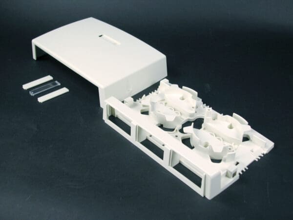 CM-MMB-293-WH Uniduct® Three-Insert Multimedia Box Fitting in White