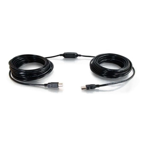 Two USB extension cables coiled.