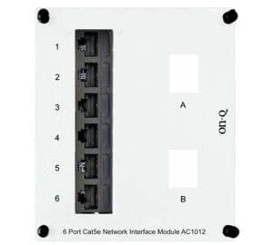 6-Port Cat5e Network Interface Module