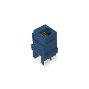 Cat5e RJ45 Keystone Connector in Blue