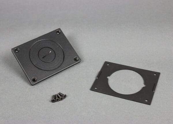 829CKAL-1BK Communications Cover Plate in Black