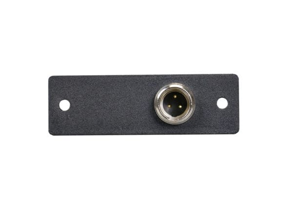 AV8013BK Switchcraft Mini XLR 3-Pin Male to Solder Cups in Black