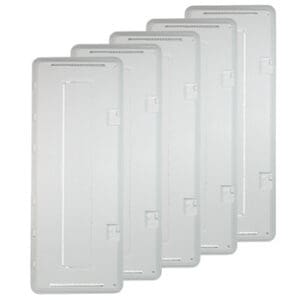 42 Inch Plastic Hinged Door with Trim Ring - 5 Pack