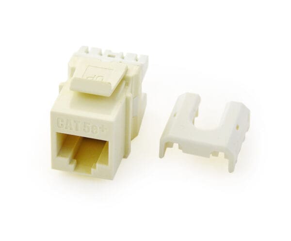 Cat6 QuickConnect RJ45 Keystone Insert in Light Almond - 50 Pack