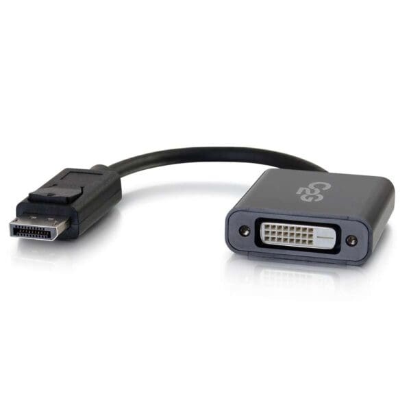 DisplayPort to DVI adapter cable.