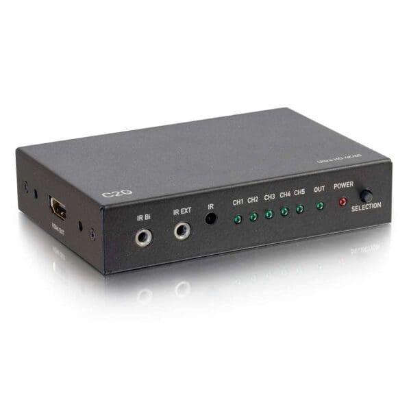 C2G 5-channel HDMI switcher with IR.