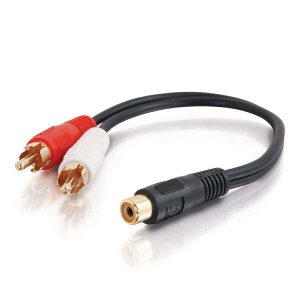 RCA to 3.5mm stereo audio cable.