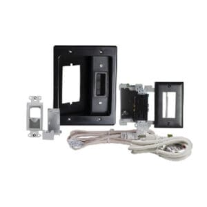 Flat Screen TV Pro Power Kit in Black