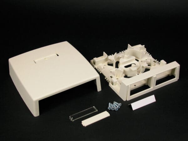 CM-MMB-232 400 800 2300 Two Insert Multimedia Box Fitting in Ivory