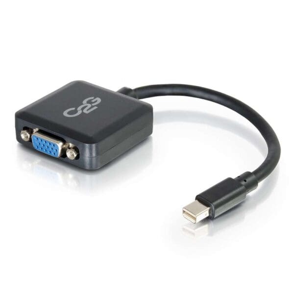 Mini DisplayPort to VGA adapter cable.
