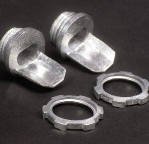 5781 1/2 inch Box Connector Galvanized Fitting