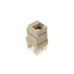 Cat5e RJ45 Keystone Connector in Light Almond