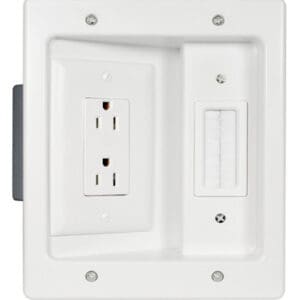 In-Wall TV Connection Kit in White