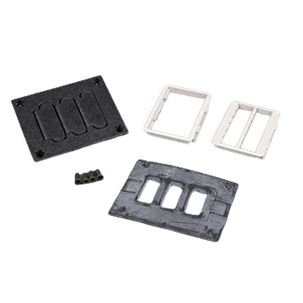 829PFLRT-BRN Communications Cover Plate in Brown