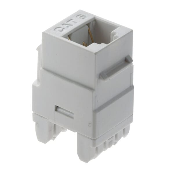 Cat6 RJ45 Keystone Insert in White