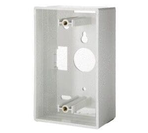 Single Gang Surface Mount Box in White