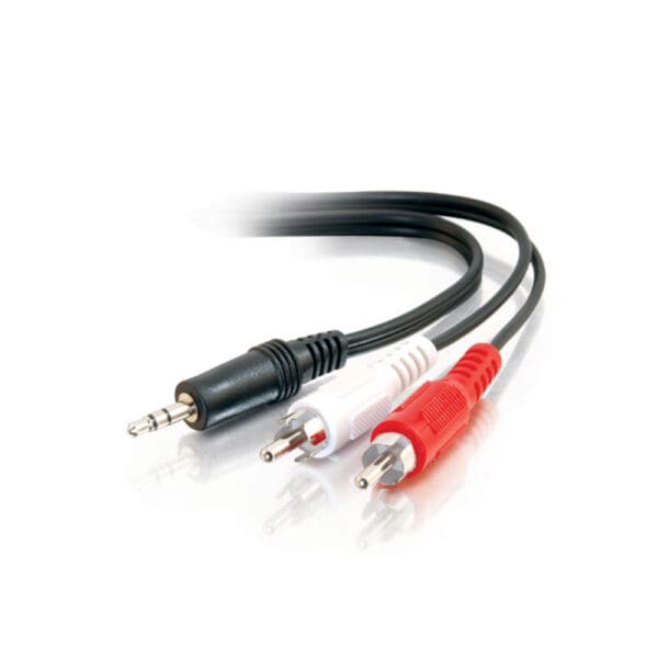 3.5mm to RCA stereo audio cable.