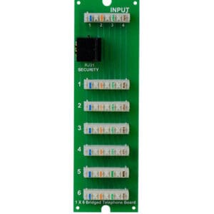 1x6 Telephone Board with RJ31X for MDU enclosure