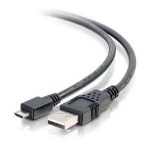 9.8ft USB 2.0 A to Micro-B Cable M/M - Black (3m)