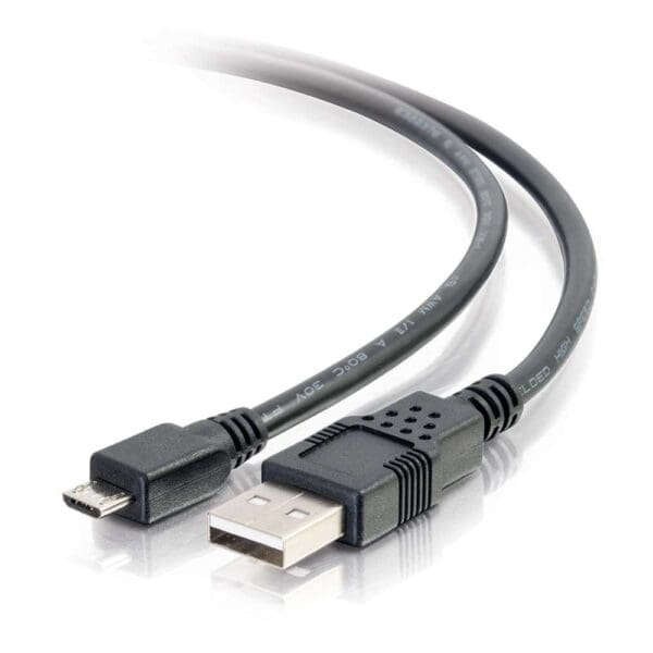 6.6ft USB 2.0 A to Micro-B Cable M/M - Black (2m)