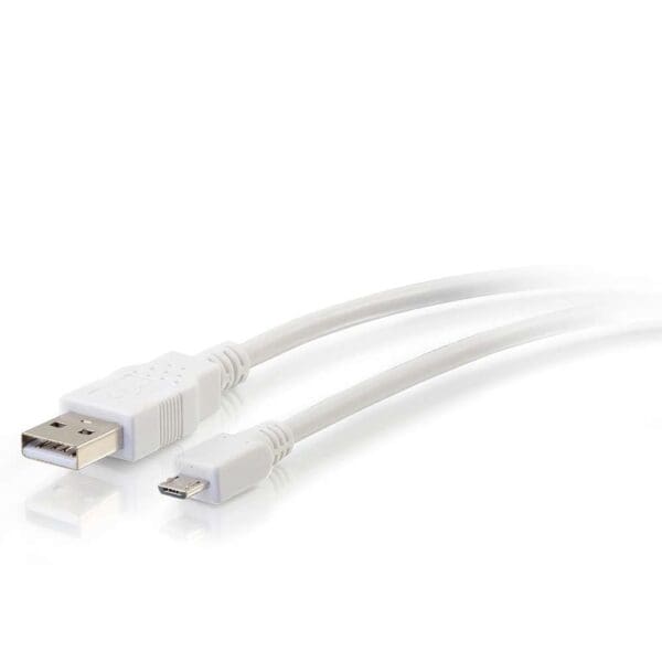 6ft USB 2.0 A to Micro-B Cable M/M - White (1.8m)