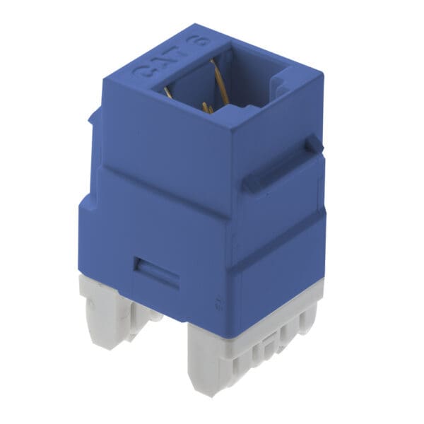 Cat6 RJ45 Keystone Connector in Blue