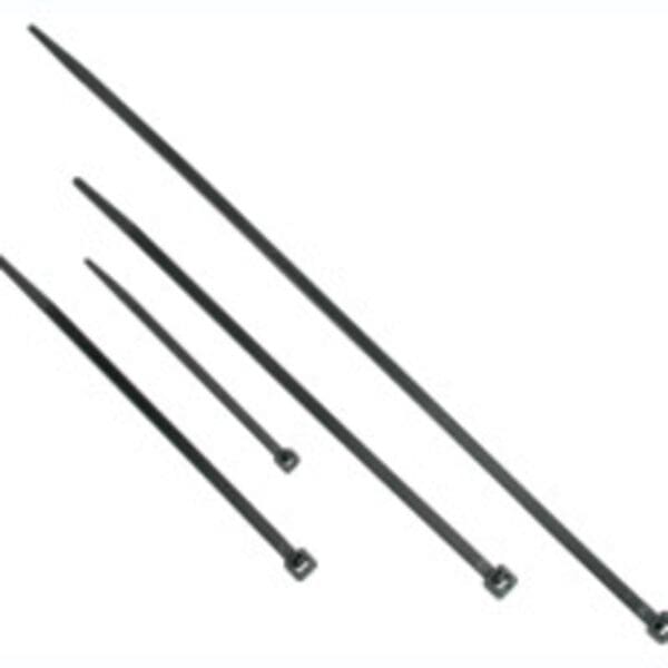 4 Inch Releasable/Reusable Cable Ties Multipack - 50 Pack - Black