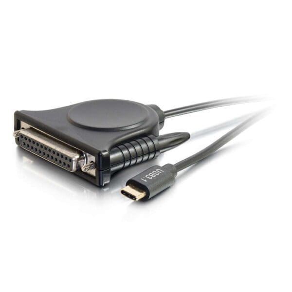 USB-C to parallel printer adapter cable.