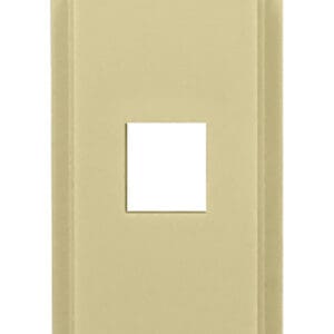 1-Port Decorator Outlet Strap in Light Almond