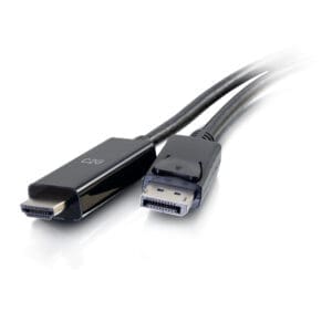 HDMI to DisplayPort cable adapter.